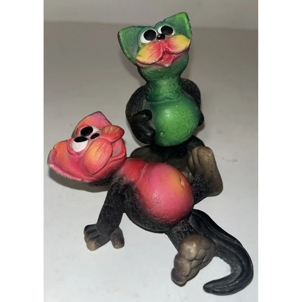 2 VTG 1996 Funny Pussins by Mary-Ann Orr, Panton Int. England, 
